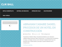 Tablet Screenshot of clikball.com